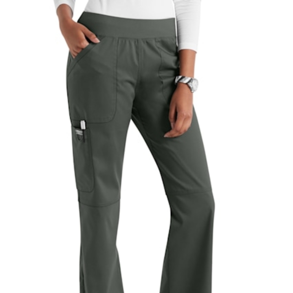 Knit Waist Cargo Pants